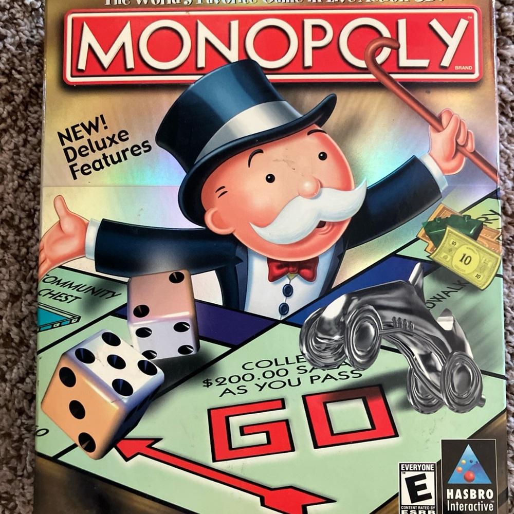 Hasbro Monopoly Game PC Game for Windows 95/98